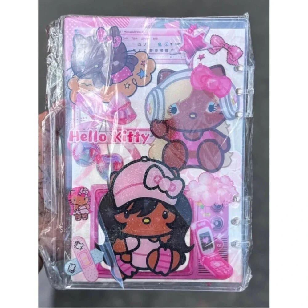 New Hello Kitty kawaii theme acrylic shaker journal